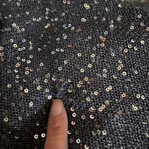 Jigsaw Brand Short Sequin Open Cardigan - Picture 6 of 9